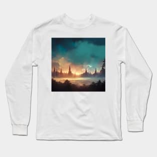 Nature Dream Landscape Long Sleeve T-Shirt